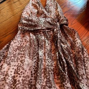 Woven Silk Dress NWT